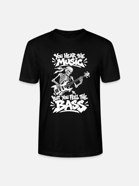 Feel The Bass - Stanley/Stella Unisex Bio-T-Shirt CRAFTER - Schwarz