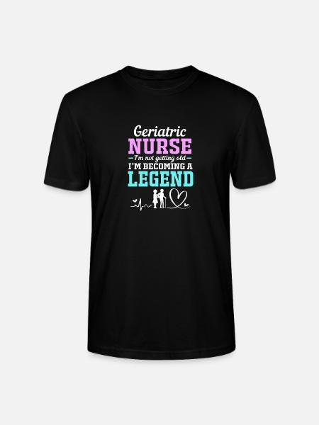 Altenheim Altenpflegerin Krankenschwester - Stanley/Stella Unisex Bio-T-Shirt CRAFTER - Schwarz