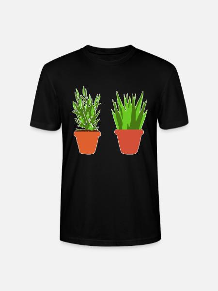 Topfpflanzen - Stanley/Stella Unisex Bio-T-Shirt CRAFTER - Schwarz