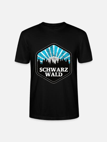 Schwarzwald Geschenkidee Urlaub Naturpark - Stanley/Stella Unisex Bio-T-Shirt CRAFTER - Schwarz