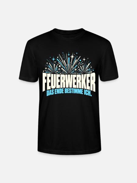 Feuerwerker – Das Ende bestimme ich - Stanley/Stella Unisex Bio-T-Shirt CRAFTER - Schwarz