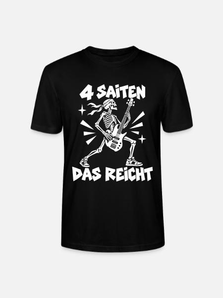 Vier Saiten reichen - Stanley/Stella Unisex Bio-T-Shirt CRAFTER - Schwarz