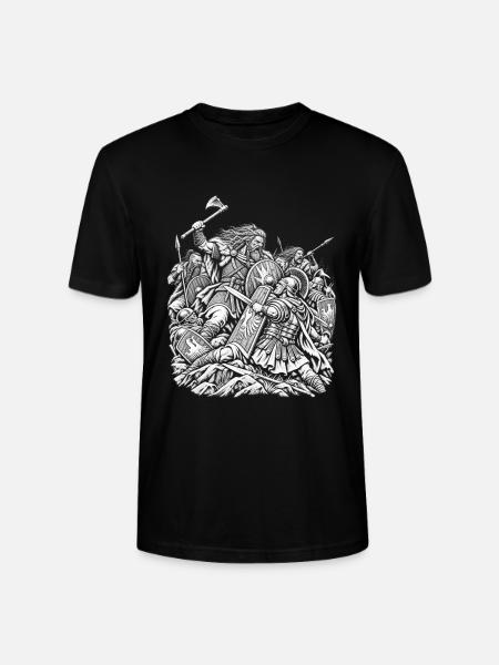 Germanen gegen Römer - Stanley/Stella Unisex Bio-T-Shirt CRAFTER - Schwarz