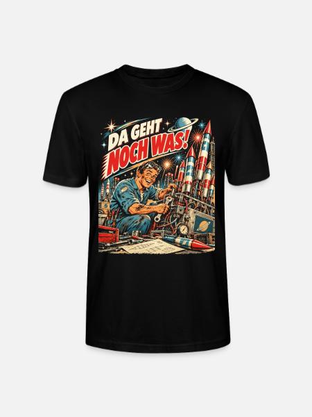 Da geht noch was – Feuerwerk - Stanley/Stella Unisex Bio-T-Shirt CRAFTER - Schwarz