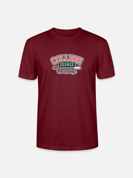 Universität Abschluss - Stanley/Stella Unisex Bio-T-Shirt CRAFTER - Burgunderrot