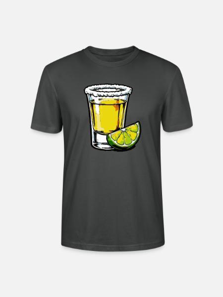 Limetten-Tequila Shot - Stanley/Stella Unisex Bio-T-Shirt CRAFTER - Anthrazit