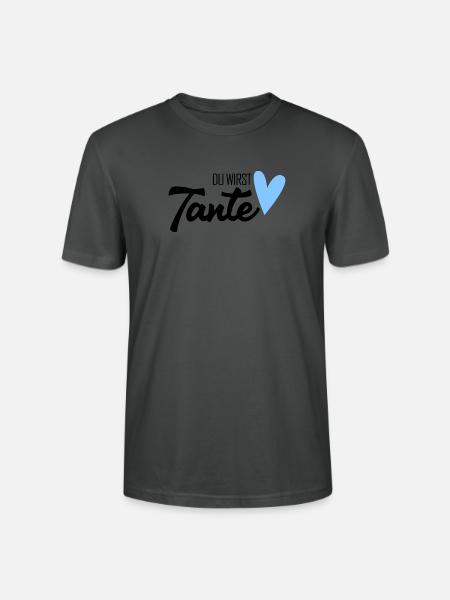 Tante werden - Stanley/Stella Unisex Bio-T-Shirt CRAFTER - Anthrazit