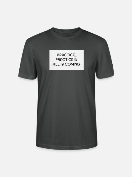 Praxis  - Stanley/Stella Unisex Bio-T-Shirt CRAFTER - Anthrazit