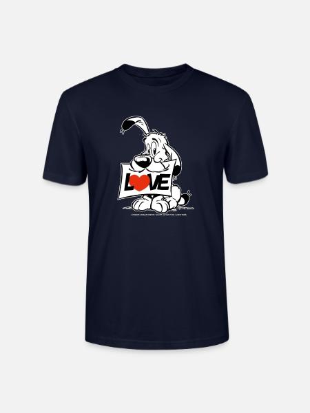 Asterix & Obelix Charakter Idefix - Stanley/Stella Unisex Bio-T-Shirt CRAFTER - Navy