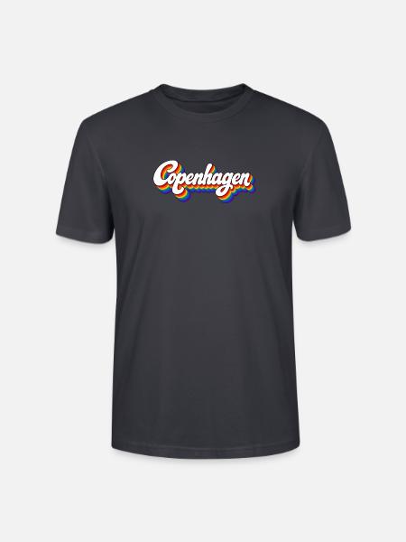 Copenhagen - Denmark - Kopenhagen - Dänemark - Stanley/Stella Unisex Bio-T-Shirt CRAFTER - Dunkles Graublau