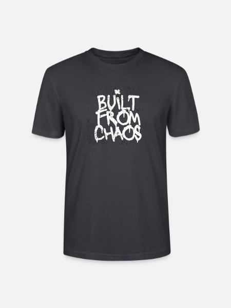 Aus Chaos gebaut - Stanley/Stella Unisex Bio-T-Shirt CRAFTER - Dunkles Graublau