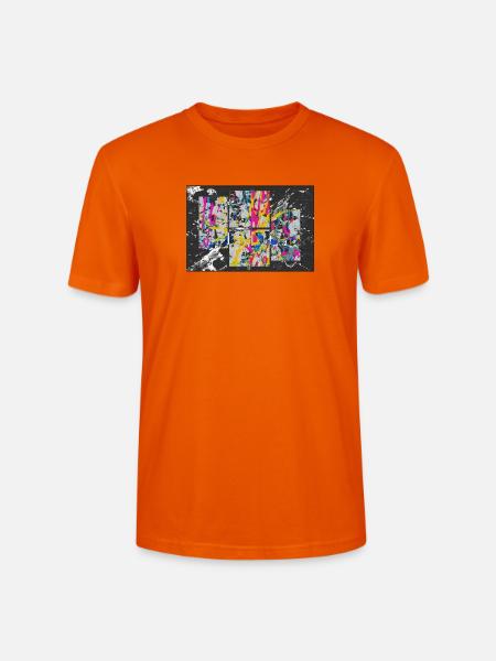 ungeordnetes_wirres - Stanley/Stella Unisex Bio-T-Shirt CRAFTER - Tieforange