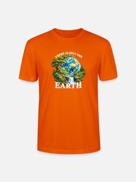 Erde: Einzigartige Naturwelt - Stanley/Stella Unisex Bio-T-Shirt CRAFTER - Tieforange