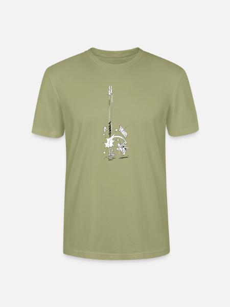 Asterix & Obelix Tchac! - Stanley/Stella Unisex Bio-T-Shirt CRAFTER - Nebelgrün