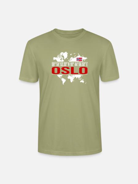 Oslo - Stanley/Stella Unisex Bio-T-Shirt CRAFTER - Nebelgrün