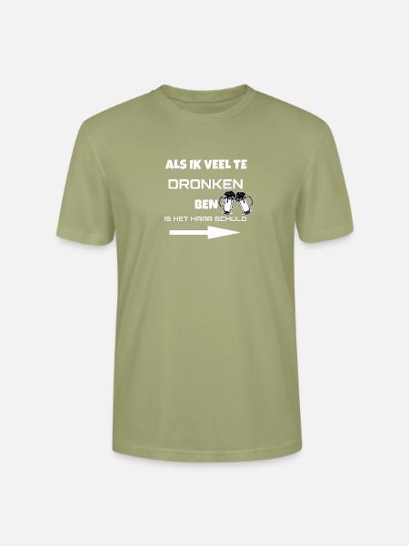 Betrunkene Freundinnen - Stanley/Stella Unisex Bio-T-Shirt CRAFTER - Nebelgrün
