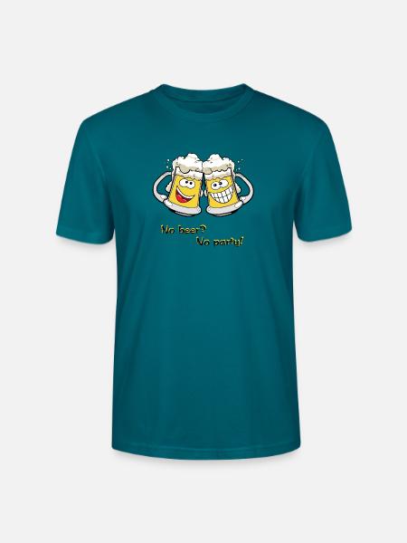 Beer mugs - Stanley/Stella CRAFTER Unisex Organic T-Shirt - ocean depth