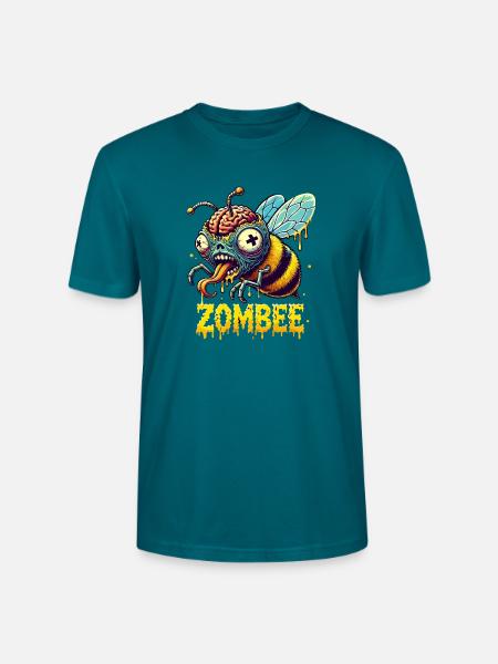 Zombee - Stanley/Stella Unisex Bio-T-Shirt CRAFTER - Ozeanblau