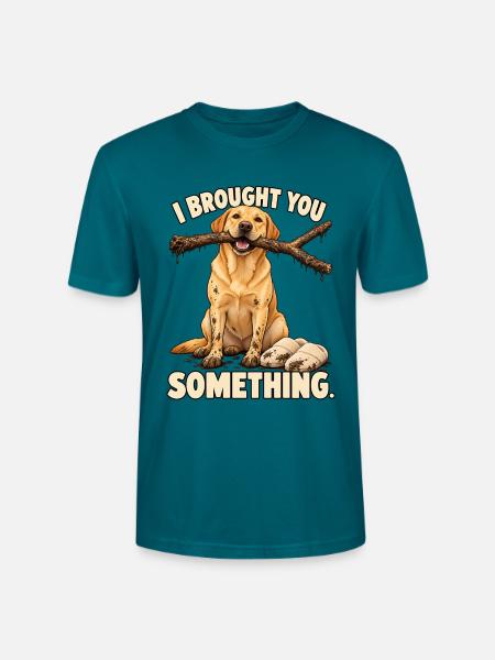 Labrador-Zweigstellenlieferung - Stanley/Stella Unisex Bio-T-Shirt CRAFTER - Ozeanblau