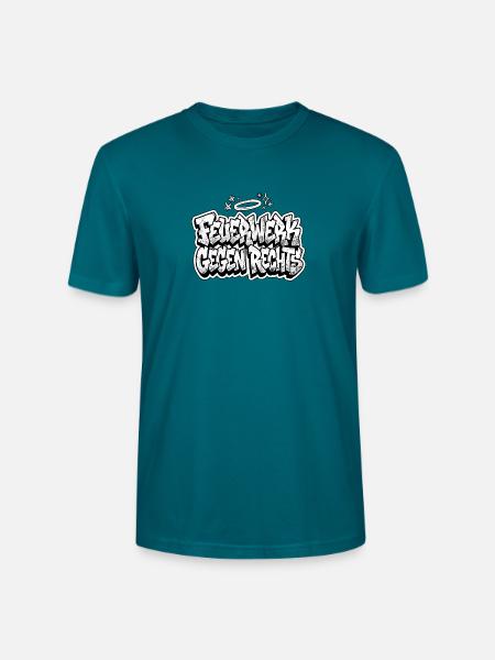 Feuerwerk Gegen Rechts - Stanley/Stella Unisex Bio-T-Shirt CRAFTER - Ozeanblau