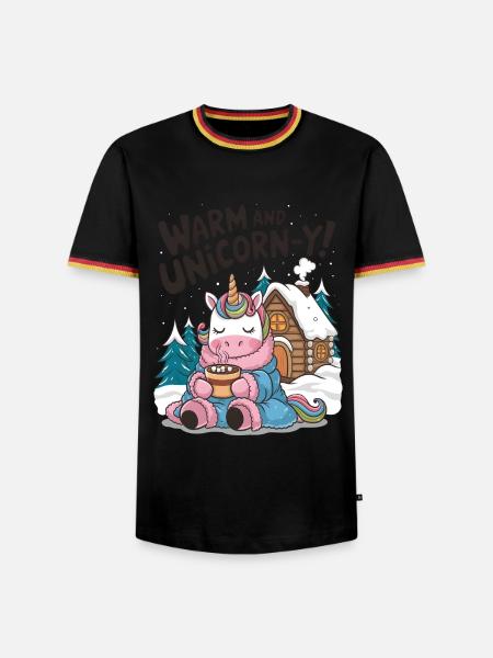 Warm And Unicorn-y! - Men's Ringer Shirt -