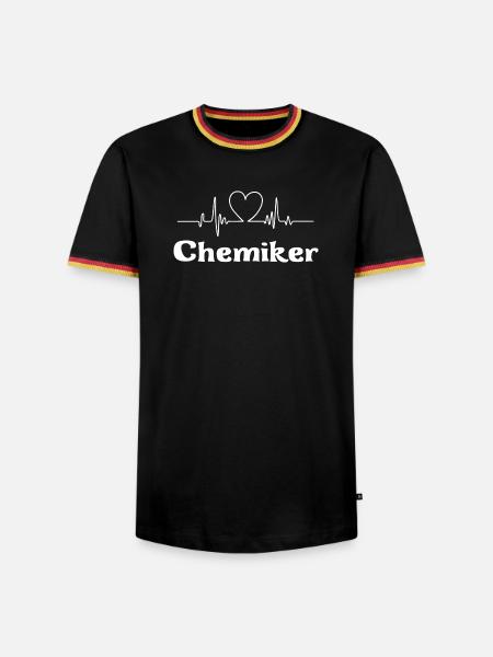 Chemiker Chemie - Männer Kontrast-T-Shirt - Schwarz/Dreifarbig
