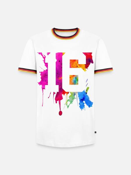16 YEARS 16TH BIRTHDAY - Men's Ringer Shirt -