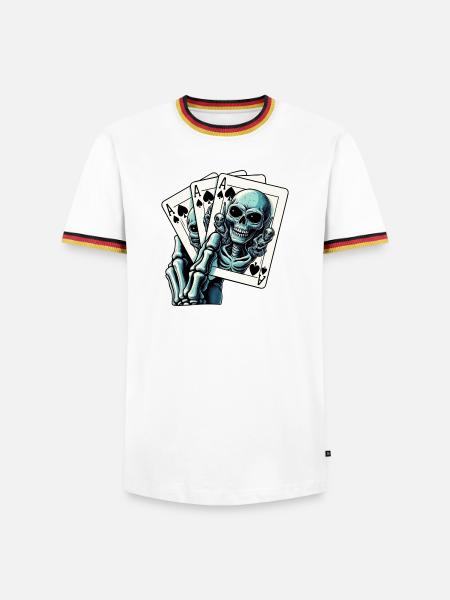 Jeu de cartes Alien - T-shirt contrasté Homme - 