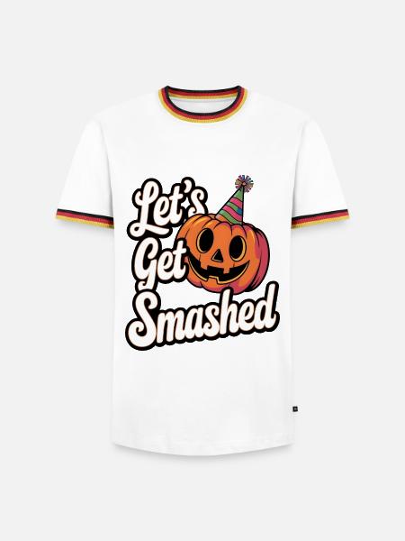 Let's Get Smashed - Men's Ringer Shirt - white/tricolour
