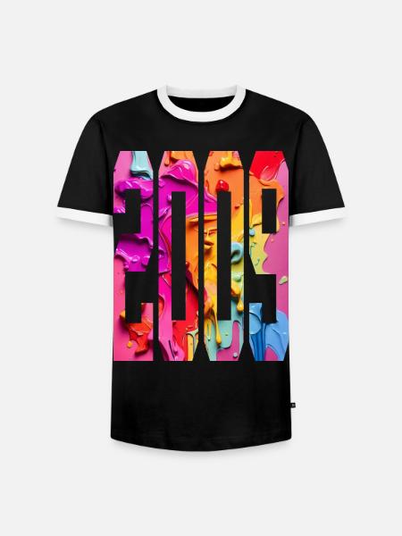 BUNT 17TH BIRTHDAY 2009 - Men's Ringer Shirt - black/white