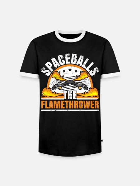 Flammenwerfer Geliebte Flammenwerfer Hot Burn - Männer Kontrast-T-Shirt - Schwarz/Weiß