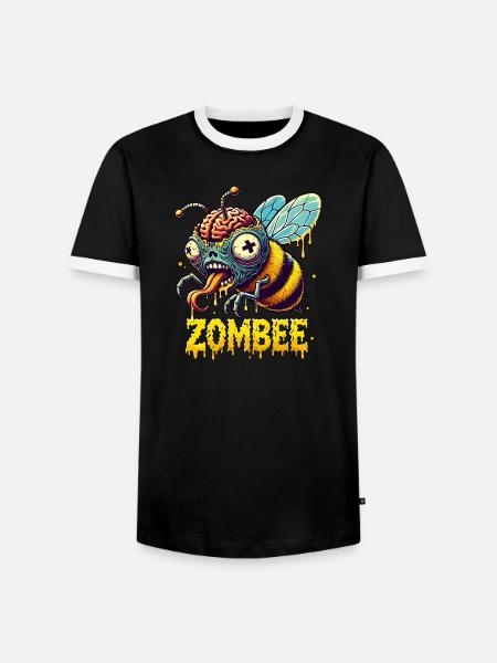 Zombee - Männer Kontrast-T-Shirt -