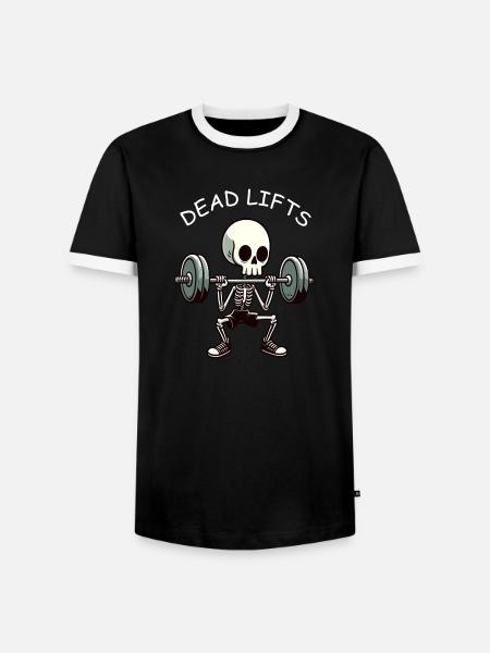 Kreuzheben - Männer Kontrast-T-Shirt -