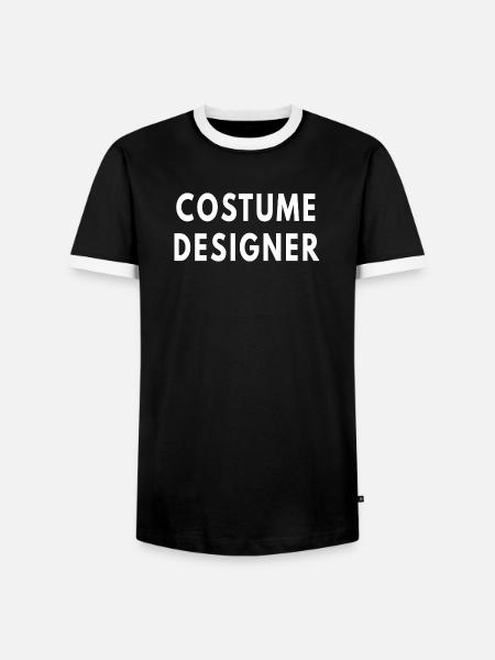 Kostümbildner | Kreativer Modekünstler - Männer Kontrast-T-Shirt - Schwarz/Weiß