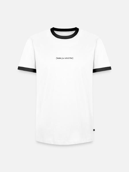 IPA - kæn jʊ͡ɹ ɹiːd ðɪs - Männer Kontrast-T-Shirt - Weiß/Schwarz