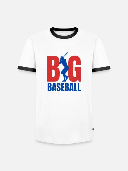 Baseball BIG - Men's Ringer Shirt - white/black