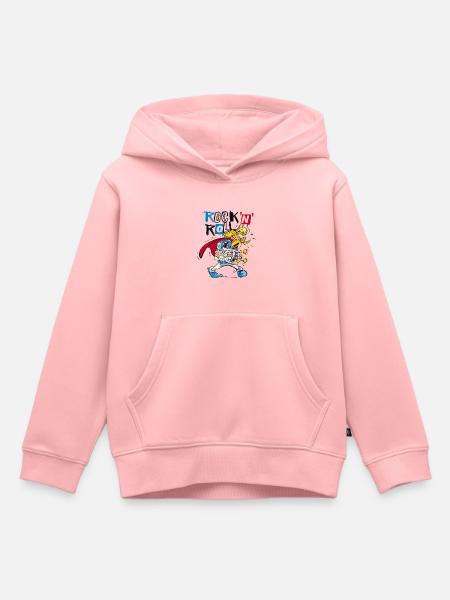 Asterix & Obelix - Troubadix Rock'n' Roll Tee shir - Sweat Premium à capuche enfant bio - rose