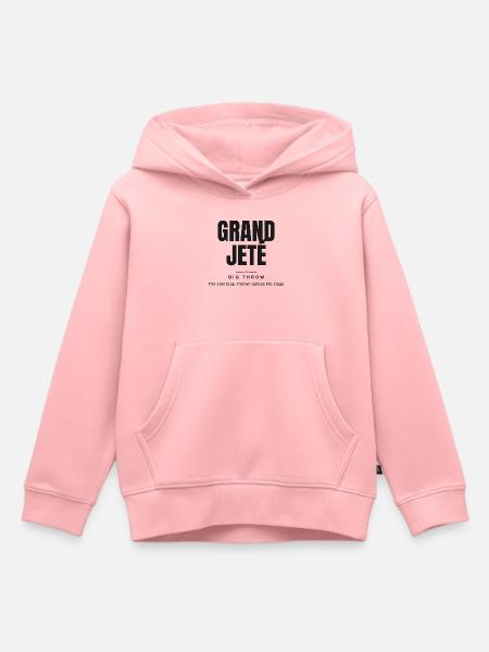 Großer Wurf | Ballettvokabular - Kinder Premium Organic Hoodie - Rosa