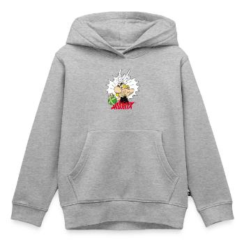 Asterix & Obelix Weg Von Meinem Zaubertrank - Kinder Premium Organic Hoodie - Grau meliert - Vorne - AI Model Kid Male (0cm)