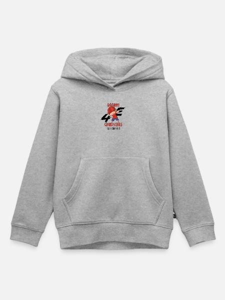 Dab Boy Grundschule - Kinder Premium Organic Hoodie - Grau meliert
