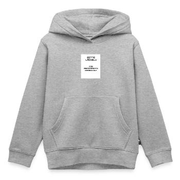 Keep Smiling - Kinder Premium Organic Hoodie - Grau meliert - Vorne - AI Model Kid Male (0cm)