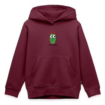free hugs cactus - Kinder Premium Organic Hoodie - Burgunderrot - Vorne - AI Model Kid Female (0cm)