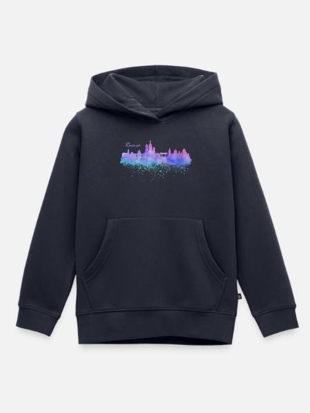Russland - Kinder Premium Organic Hoodie - Navy