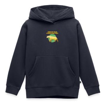 Säbelzahnkatze Säbelzahntiger Steinzeit Archäologe - Kinder Premium Organic Hoodie - Navy - Vorne - AI Model Kid Male (0cm)