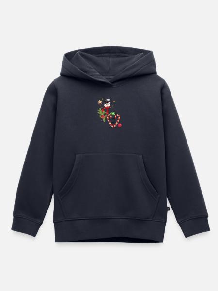 Frohe Weihnachten liebe Oma - Kinder Premium Organic Hoodie - Navy