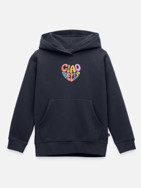Ciao Bella - Kinder Premium Organic Hoodie - Navy