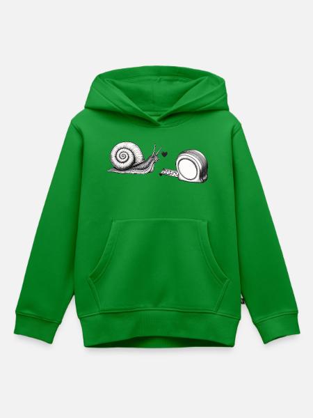 Liebe ist Liebe - Kinder Premium Organic Hoodie - Grün