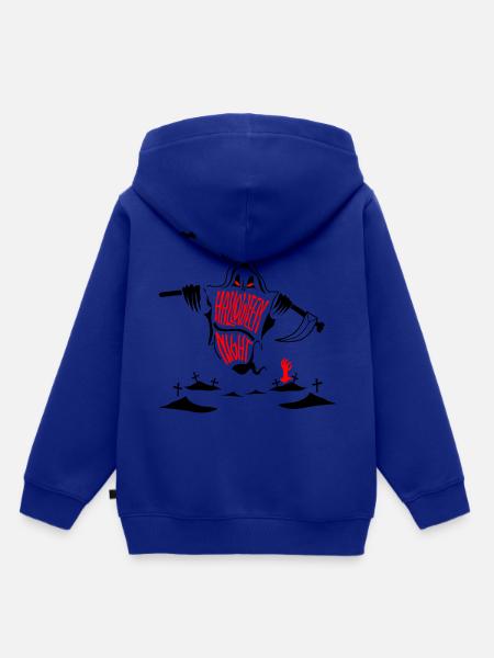 Halloween - Kinder Premium Organic Hoodie - Royalblau