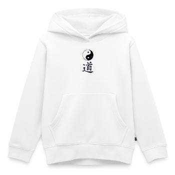 tao dao - Kinder Premium Organic Hoodie - Weiß - Vorne - AI Model Kid Female (0cm)