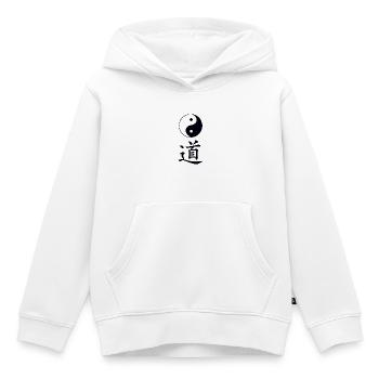 tao dao - Kinder Premium Organic Hoodie - Weiß - Vorne - AI Model Kid Female (0cm)